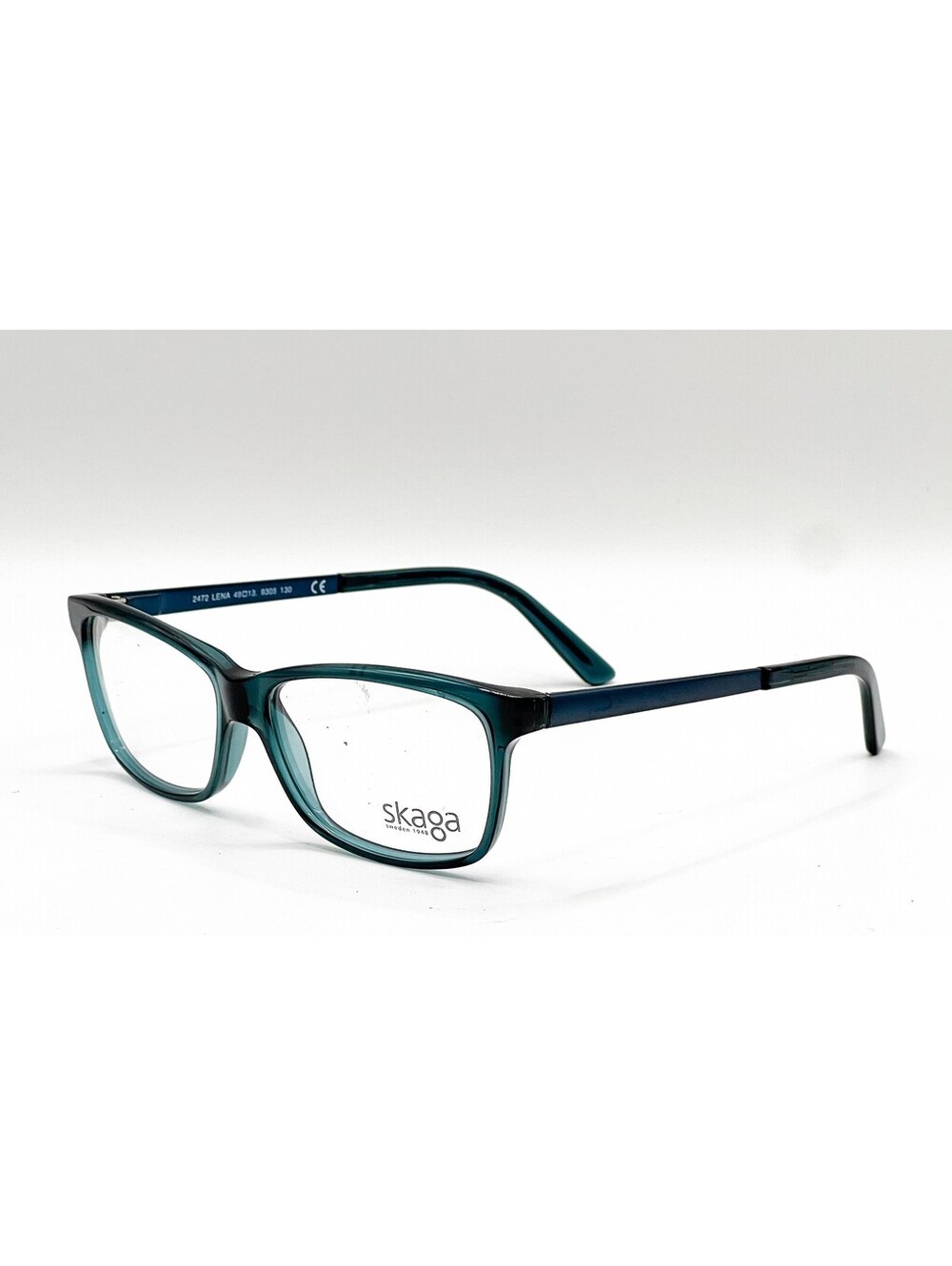 Skaga 2472 Lena 9305 Green Full Rim Authentic Eyeglass Frames 49-13